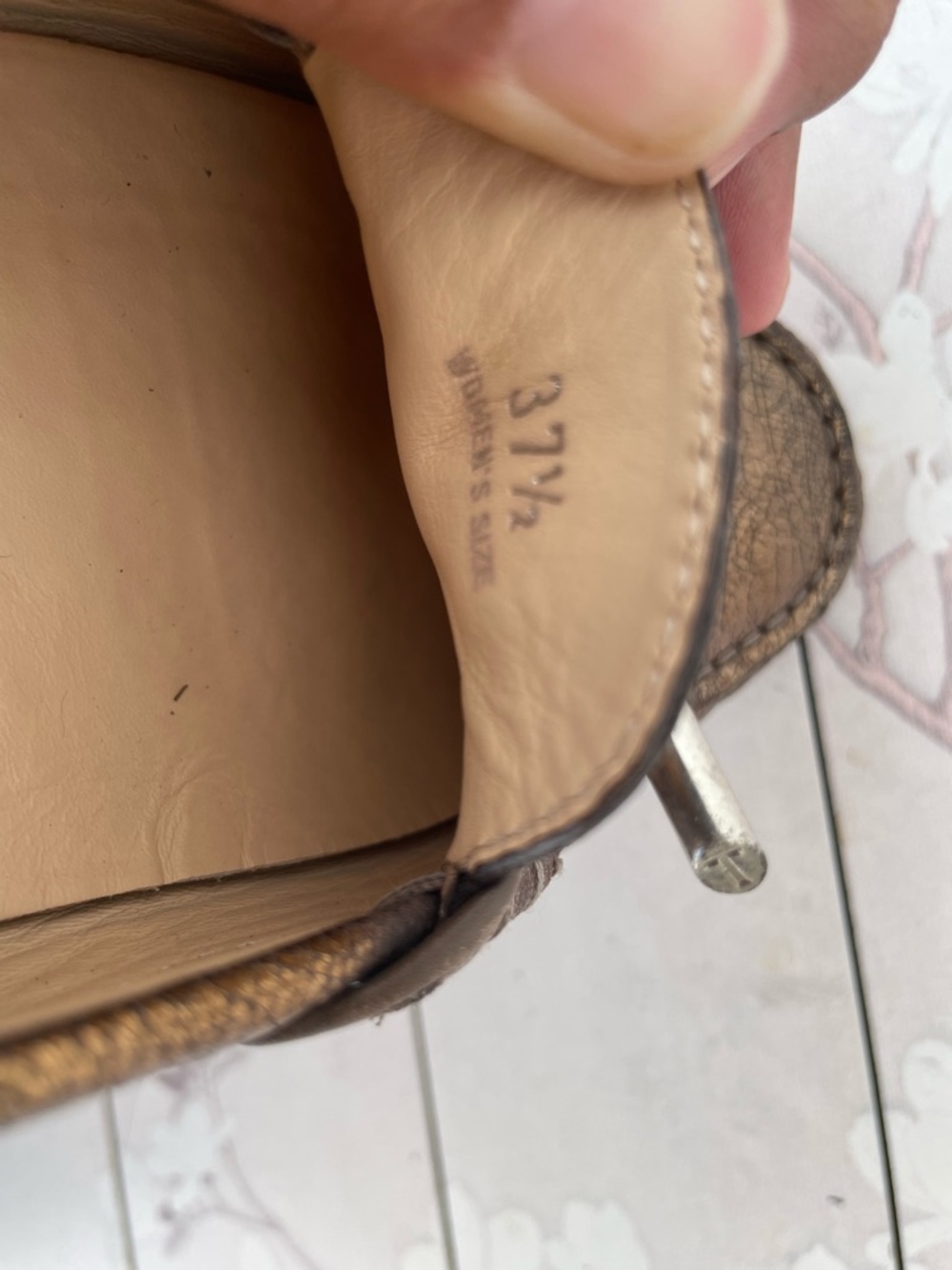 Tod's Metallic Bronze Leather Driving Loafers - Picture 10 of 10